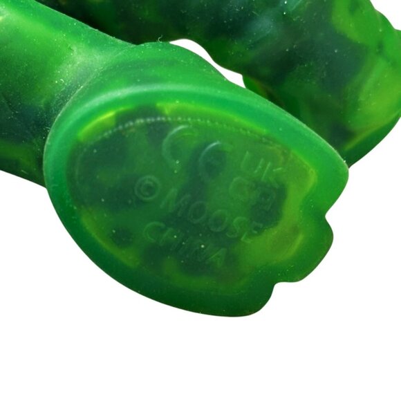 Heroes of Goo Jit Zu Green Gator Rock Jaw Stretchy Squishy Toy by Moose 4.5 Inch - Picture 6 of 7